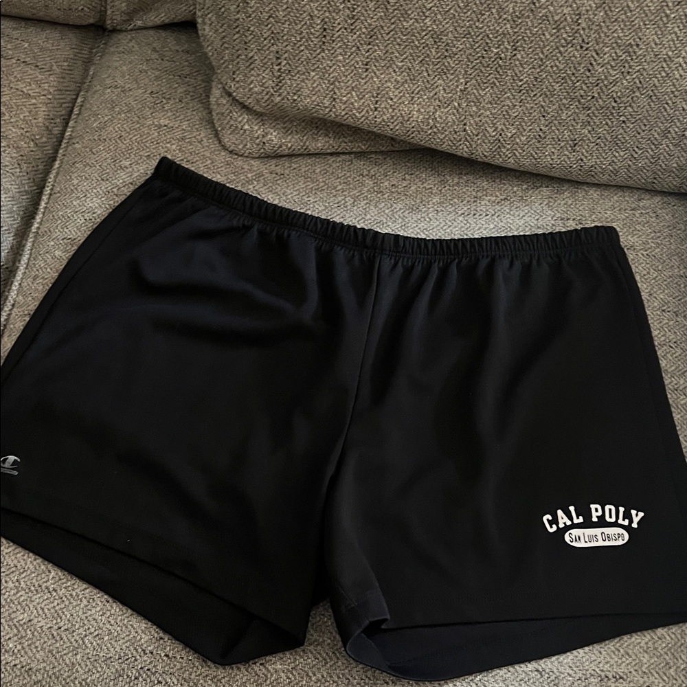 Cal Poly Black XL champion performance Shorts 34 waist